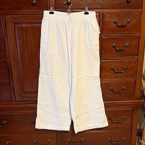 Old Navy High-Rise Wide-Leg Pants - White